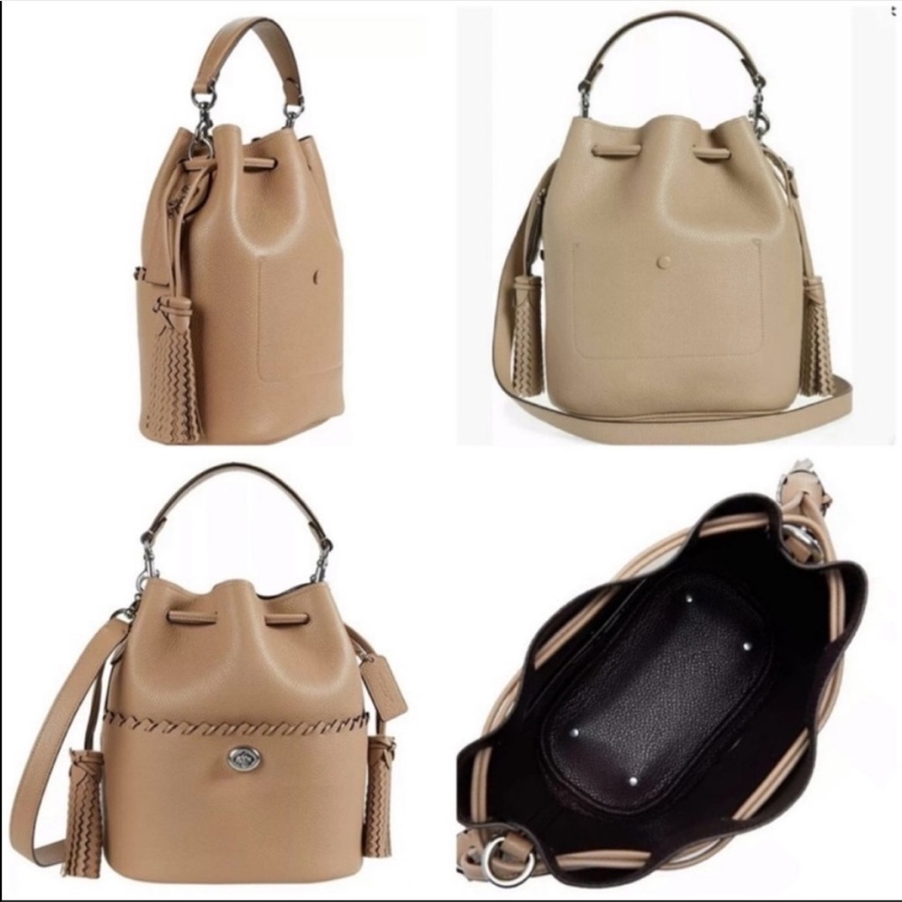 Coach Lora Whipstitch Light Taupe Wallet and Bag Set NWT - Picture 8 of 9